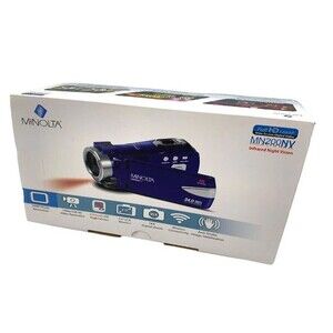 Minolta MN260NV 1080P FHD / 30 MP Night Vision Camcorder (Blue)